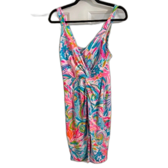 Lilly Pulitzer Ricci Dress Carnivale Coral Sz 4 NWT Retail  $168 - Picture 1 of 5